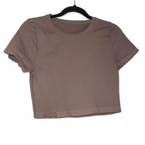 Women's Brown Crop Top